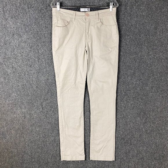 Guess Chino Pants 30x32 Men's Slim Fit Beige Cotton Adults - Picture 1 of 10